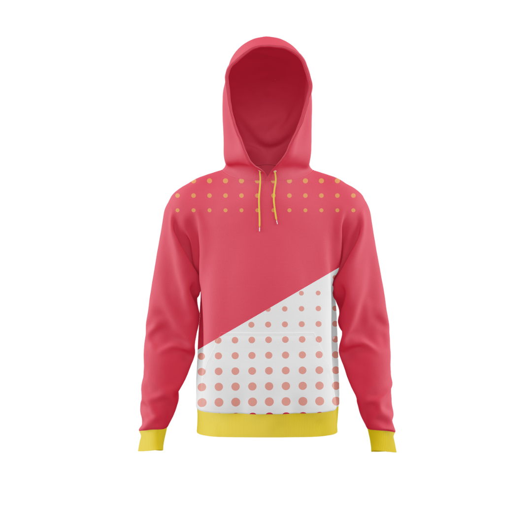 Front view of Flame Apex 2 Premium Bowling Hoodie showcasing unique flame design.