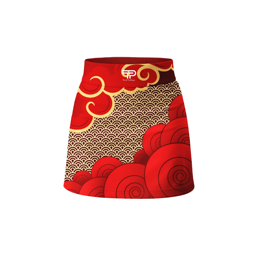 SKRT-CHNSE Crimson Wave Performance Skort