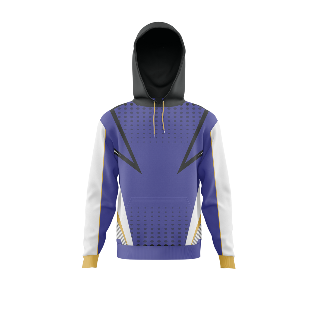 Front view of Shadow Wing Bowling Premium Hoodie by Total Package LLC