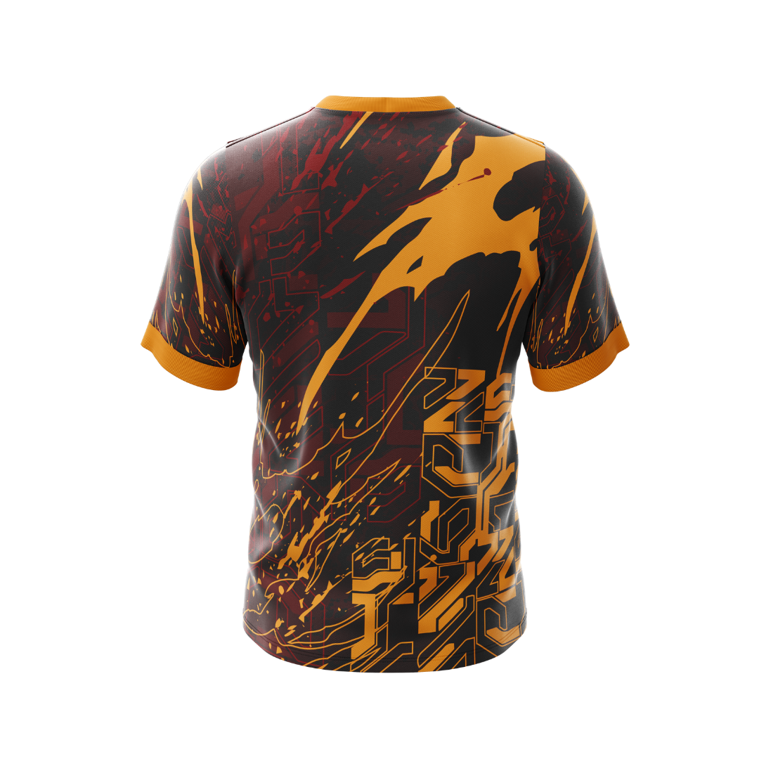 Close-up of Dynamic Venom Premium Jersey showing its breathable fabric.