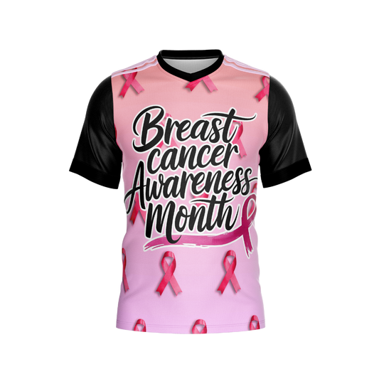 Breast Cancer Awareness Month Premium Jersey with a bold design.