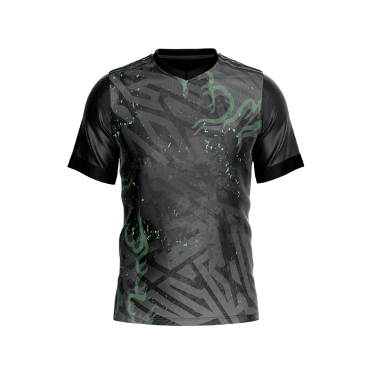 Dark Grim Premium Jersey showcasing bold design and breathable fabric.
