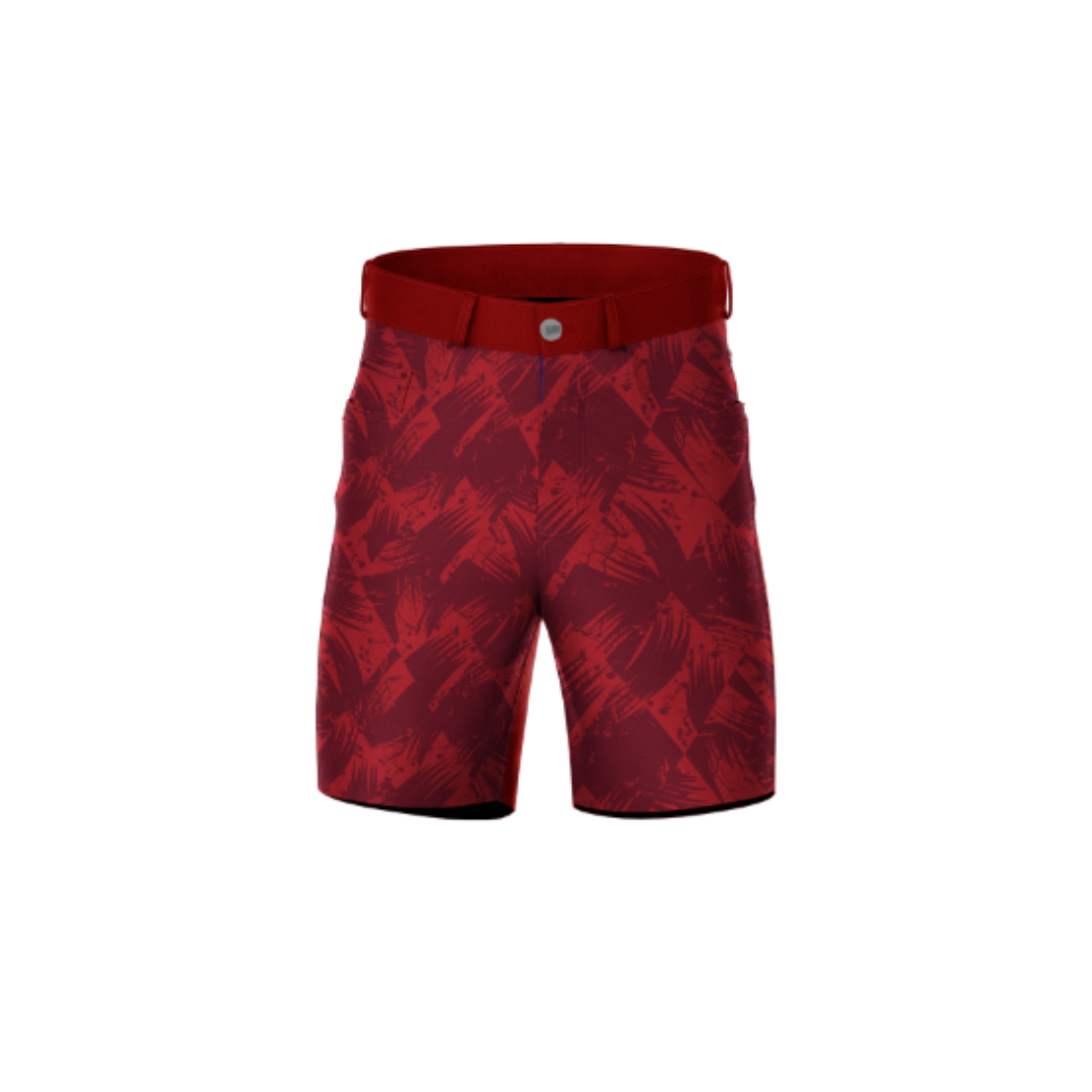 Diamond Leaf Premium Shorts – elegant leaf design with ultimate comfort.
