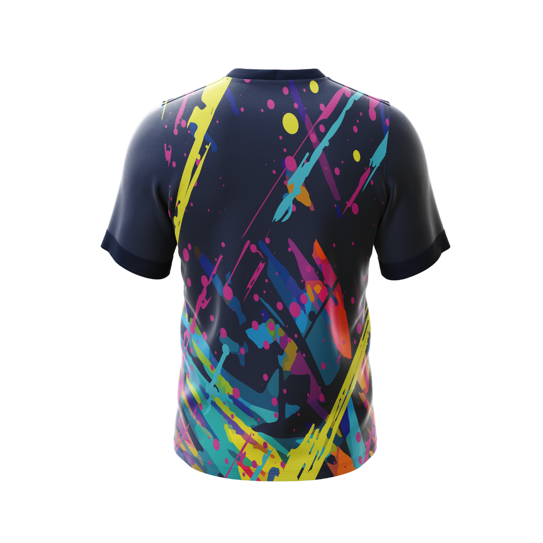 Gumpaint Premium Jersey back view highlighting breathable fabric.