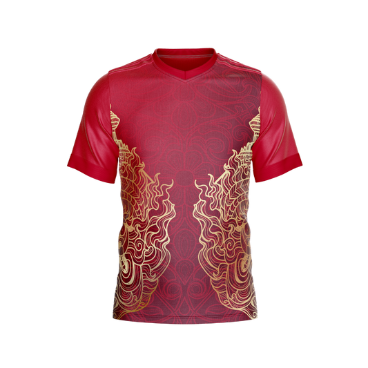 Front view of Karate Kid Premium Jersey featuring iconic martial arts design.
