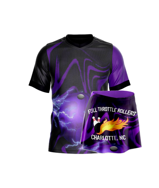 Lightning Purple Leggings