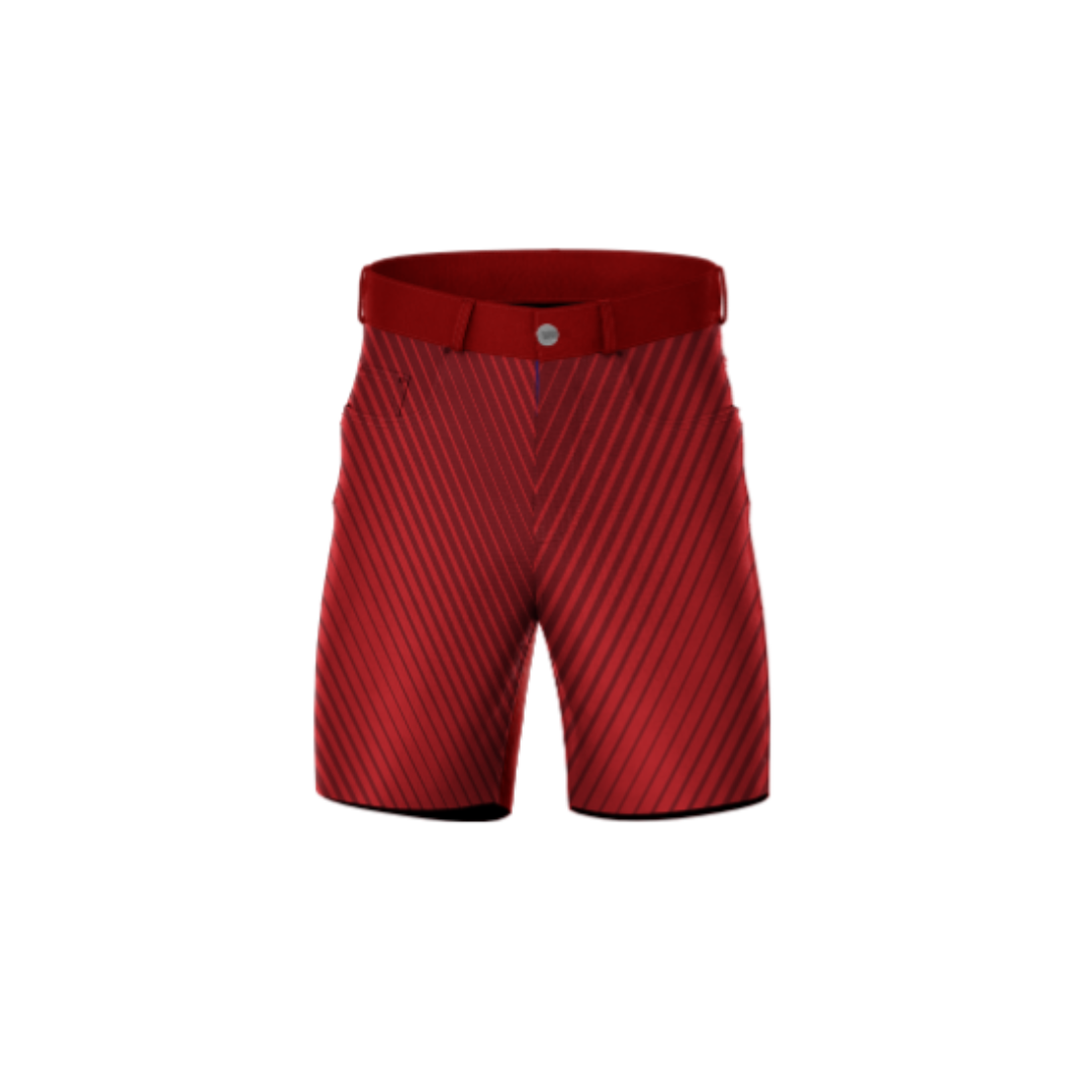 See Red Stripes Premium Shorts – unique red stripe design for ultimate comfort.