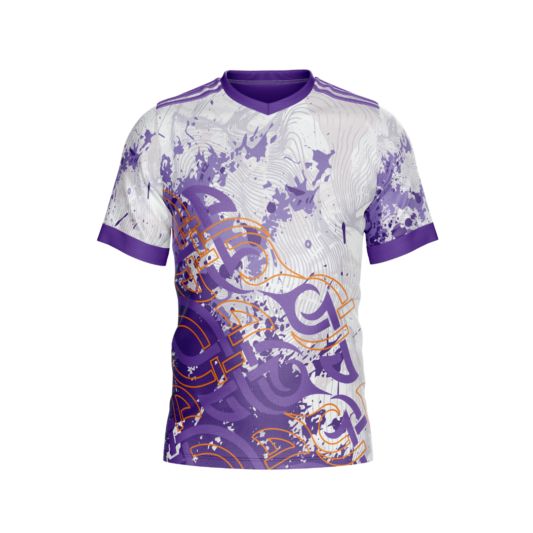 Front view of Tattoo Tribal Premium Athletic Jersey featuring unique tribal design