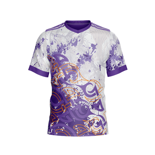 Front view of Tattoo Tribal Premium Athletic Jersey featuring unique tribal design