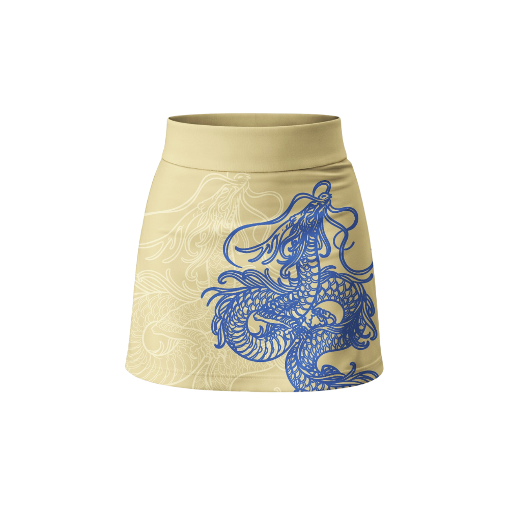SKRT-BLDRG Blue Dragon Performance Skort