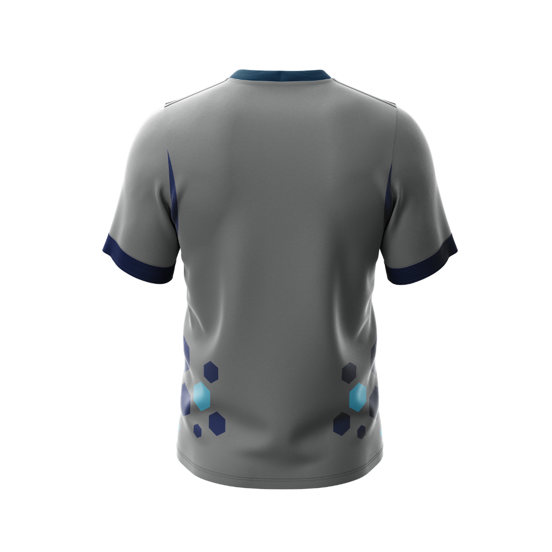 Design 3 Jersey Back showcasing customizable back design and breathable fabric.