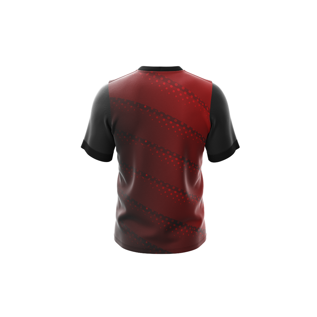 Crimson Striker Bowling Jersey – Premium Comfort & Bold Design