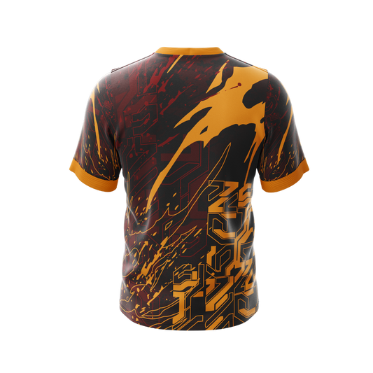 Close-up of Dynamic Venom Premium Jersey showing its breathable fabric.