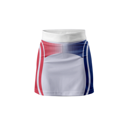 Front View – Gameboy Skort with a unique, retro-inspired print