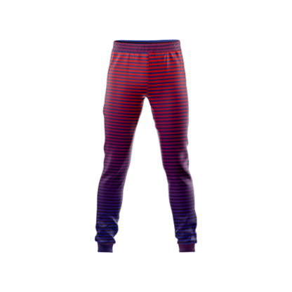 Front view of Men's Gradient Sport Pants showcasing breathable fabric and modern gradient design.