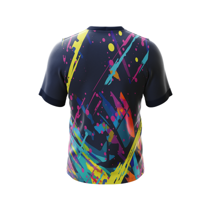 Gumpaint Premium Jersey back view highlighting breathable fabric.