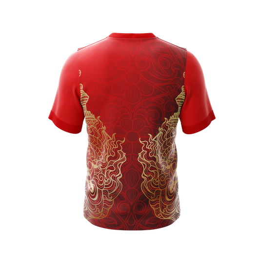 Back view of Karate Kid Premium Jersey showcasing quality craftsmanship.