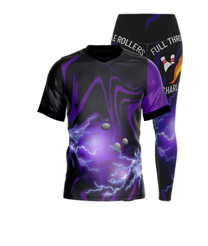 Lightning Purple Leggings