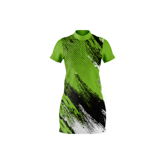 Lime Inferno Bowling Dress
