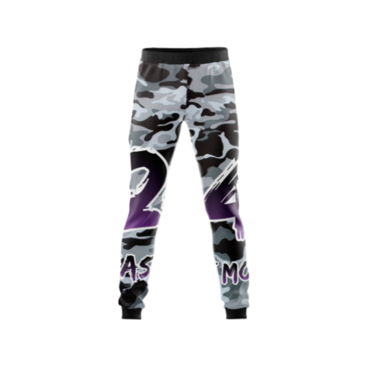 Military Beast Mode Bowling Pants featuring a bold military design and performance fit.