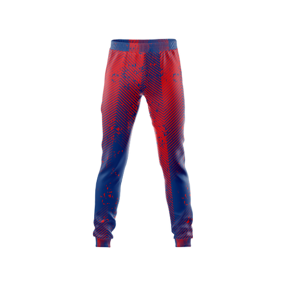 Men's Patriotic Tint Pants with red, white, and blue design