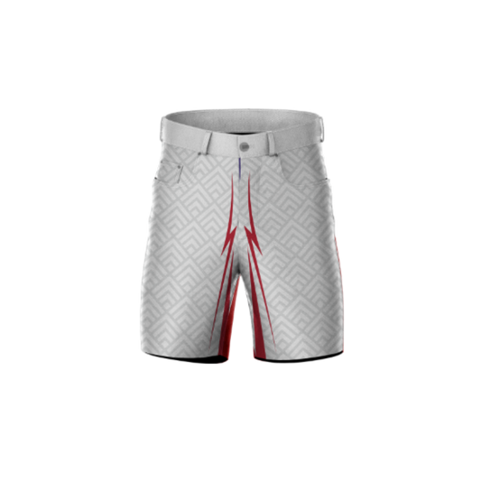 Spartan White Shorts – designed for style and comfort during workouts.