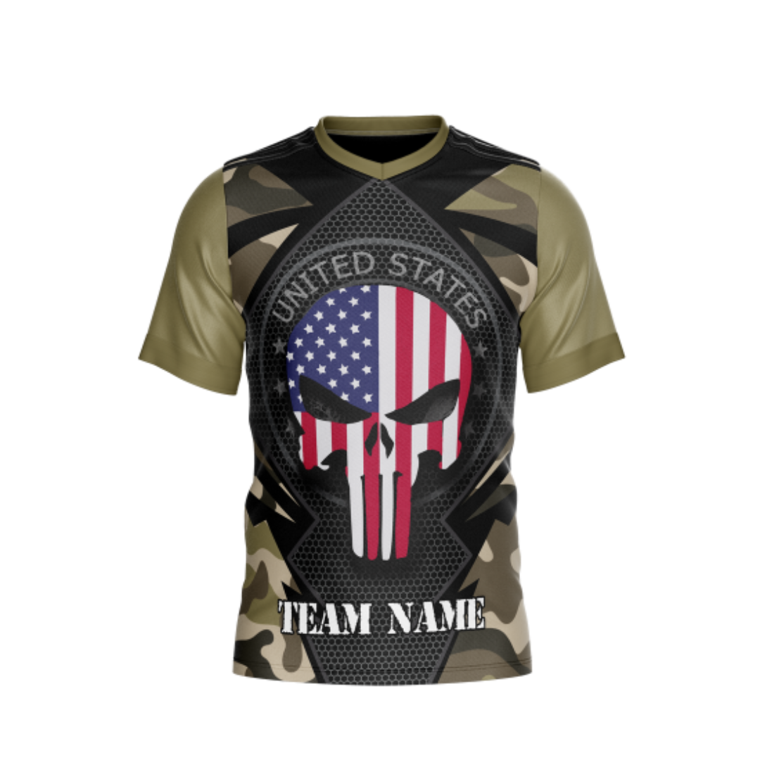 The Skull Military Jersey