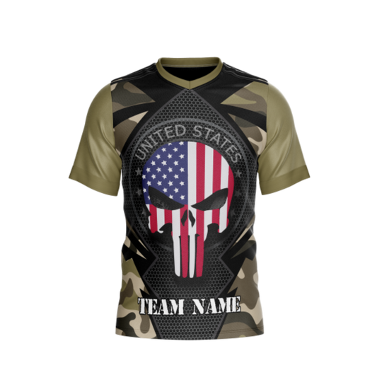 The Skull Military Jersey