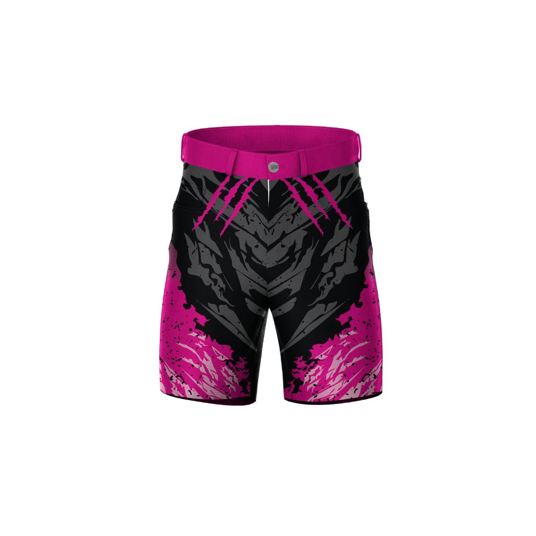 Pink Scratch Premium Shorts – comfortable and stylish with a unique design.