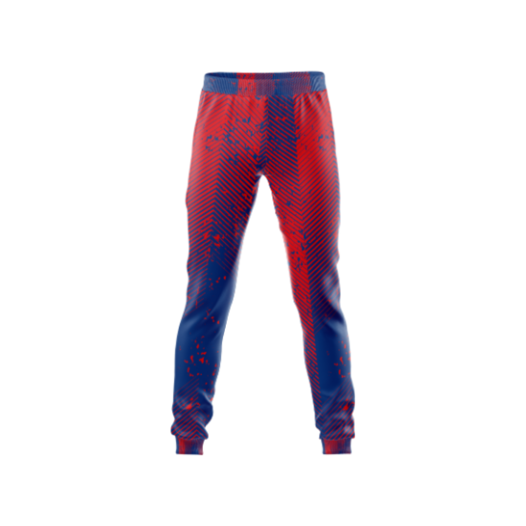 Men's Patriotic Tint Pants with red, white, and blue design