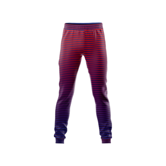 Front view of Men's Gradient Sport Pants showcasing breathable fabric and modern gradient design.