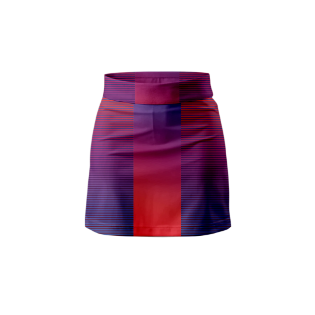 Front View – Gradient Sport Skort with a modern athletic design.