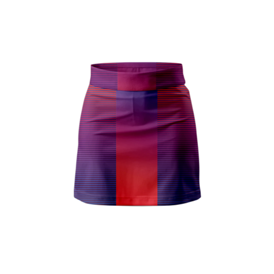 Front View – Gradient Sport Skort with a modern athletic design.