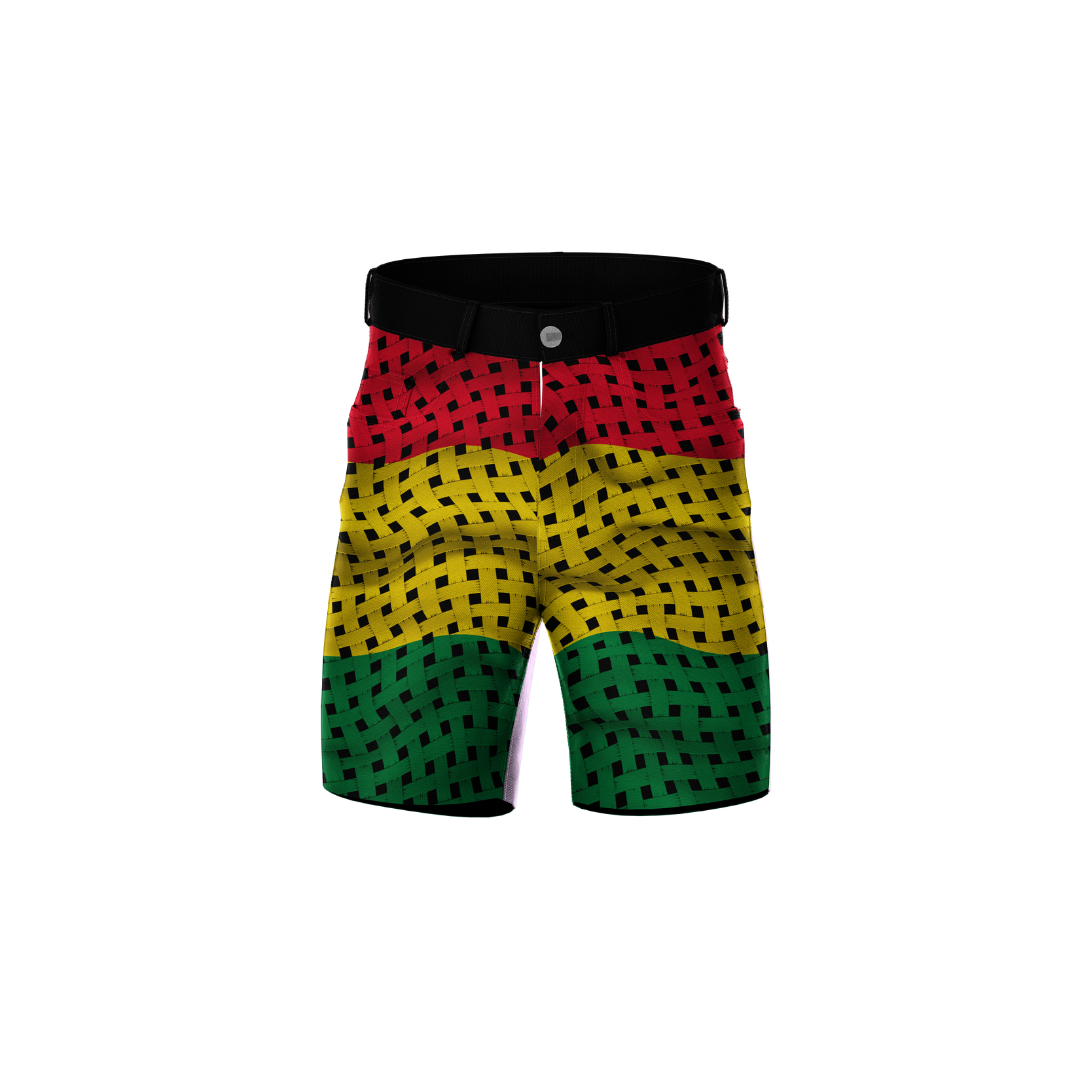 Black History Month Shorts featuring vibrant African-inspired patterns, celebrating heritage and culture.