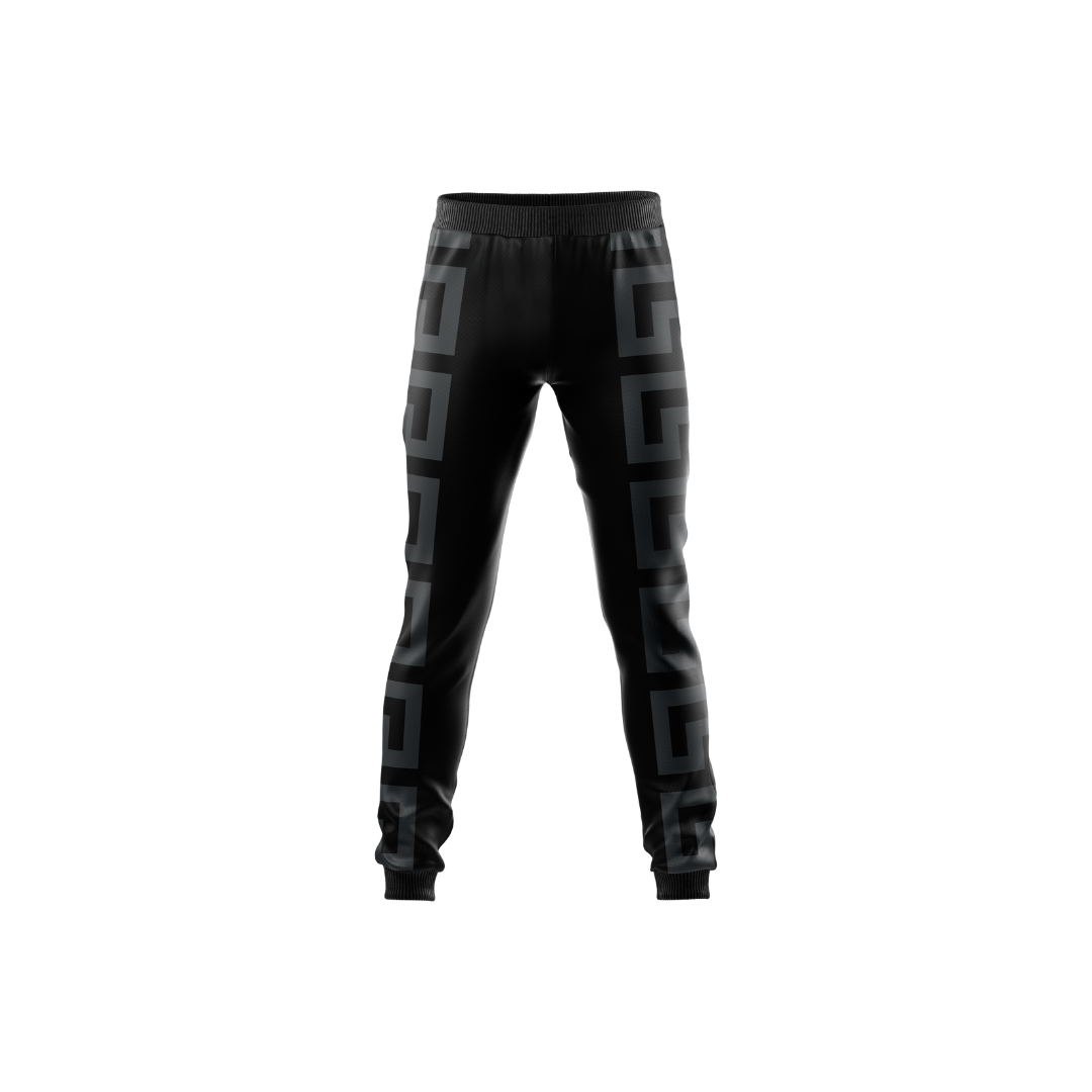 Black Spartan Premium Performance Pants front view