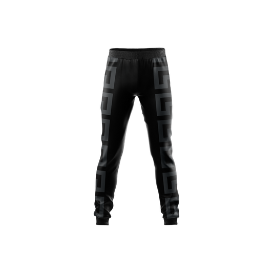 Black Spartan Premium Performance Pants front view