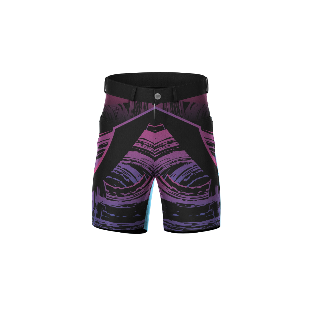 Dark Slash Shorts - Premium athletic shorts with a bold design, perfect for sports and casual wear