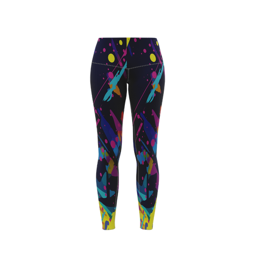 Gumpaint Premium Leggings in black, showcasing the sleek design and high-quality fabric.