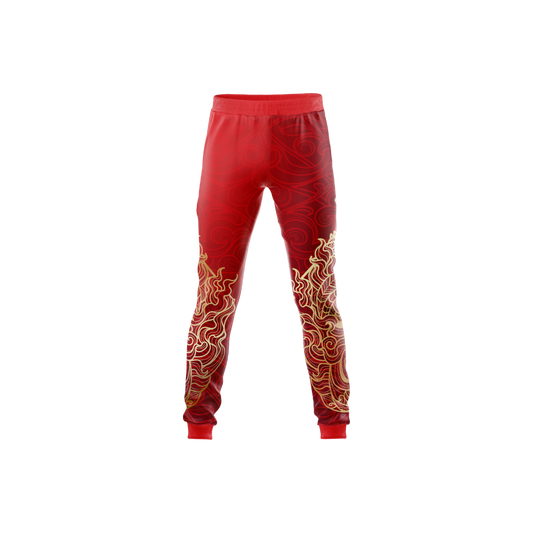 Front view of Premium Karate Kid Pants showcasing authentic martial arts design.