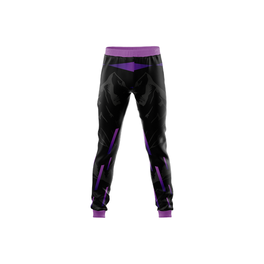 Purple Stamps Premium Pants front view