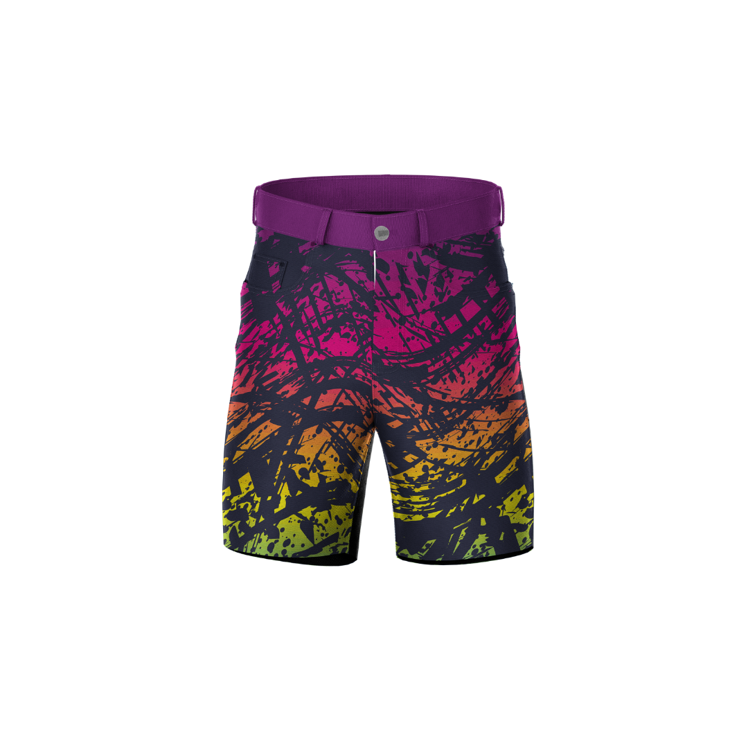 Street Paint Premium Shorts – bold paint design with comfortable fit.