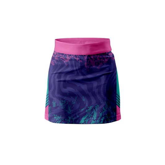 Front view of Imprint Skort – Premium Women's Bowling Apparel by Total Package