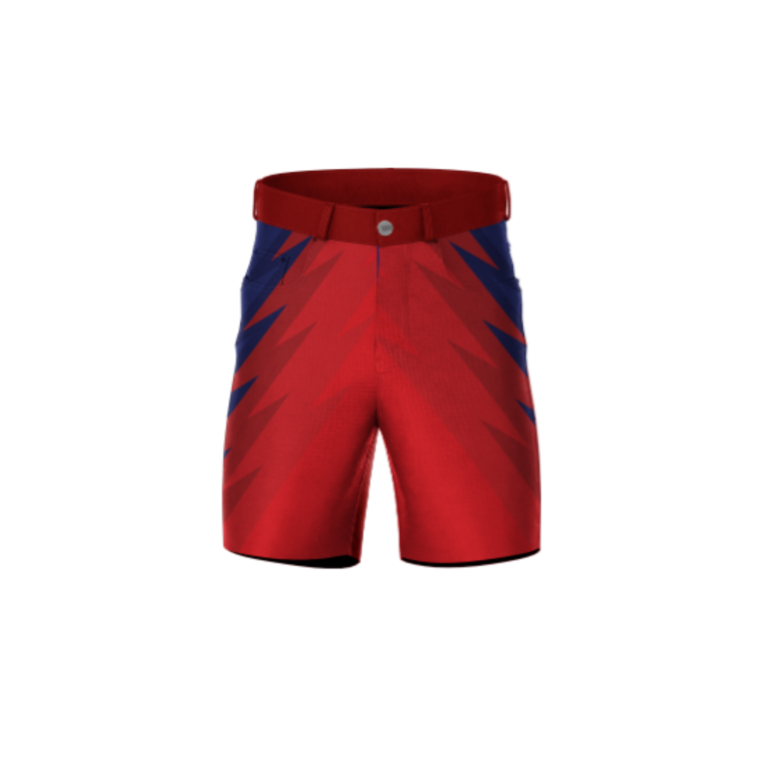 Blue Red Diversion Premium Shorts – bold design with ultimate comfort.